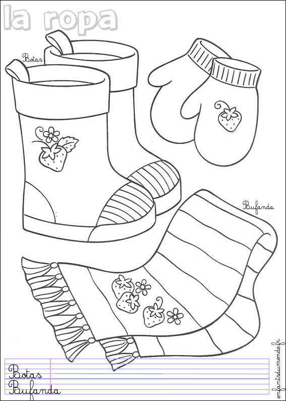 coloriage vetements 1